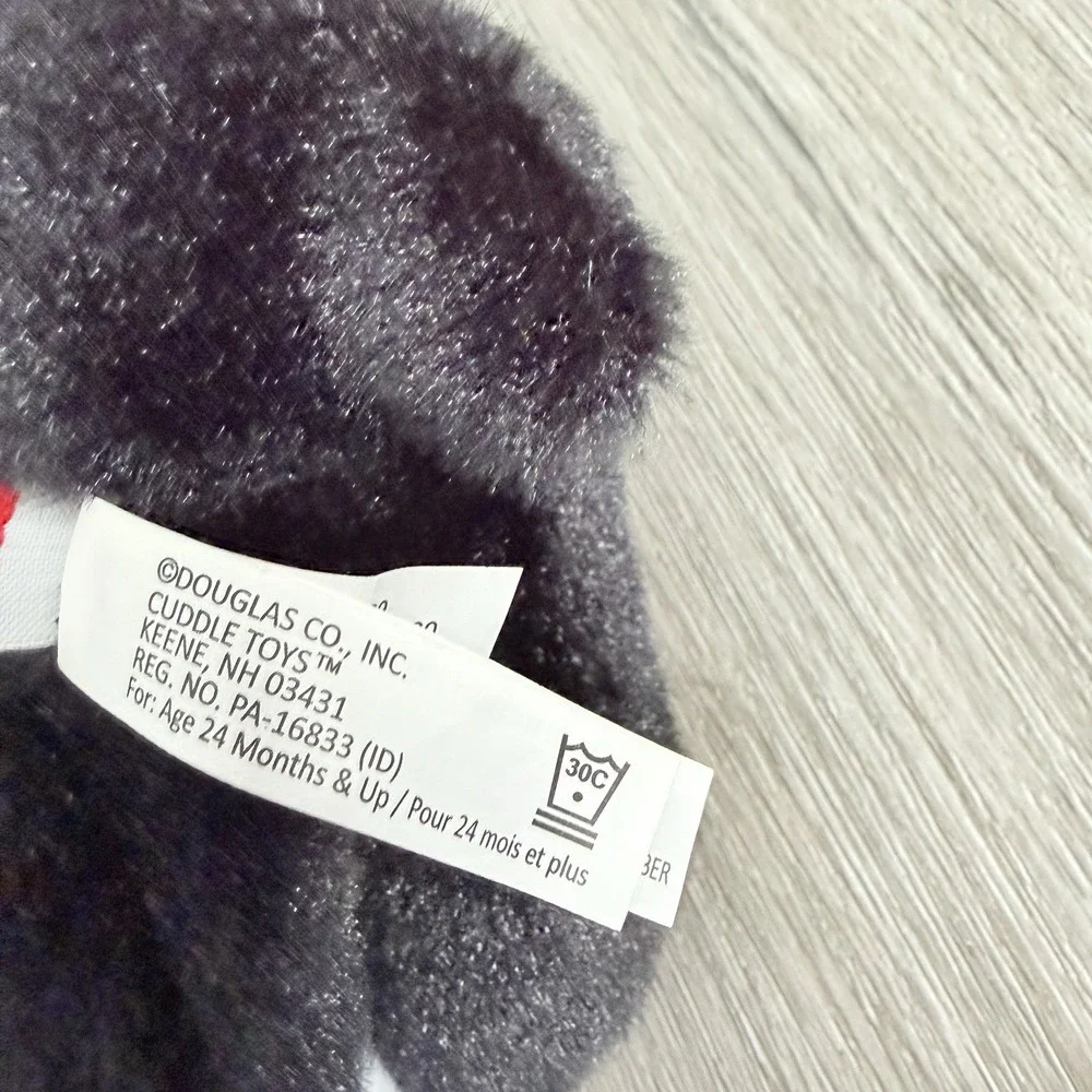 Douglas Quincy Boston Terrier Plush Stuffed Dog Black White 8